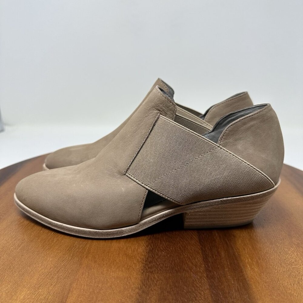 Eileen Fisher Shoes Perry Tumbled‎ Nubuck Size 7.5 Tan - Picture 4 of 15